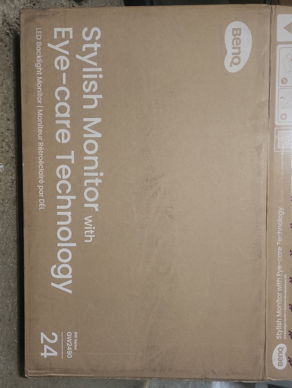 BenQ Stylish Monitor Box - Brown/Cardboard